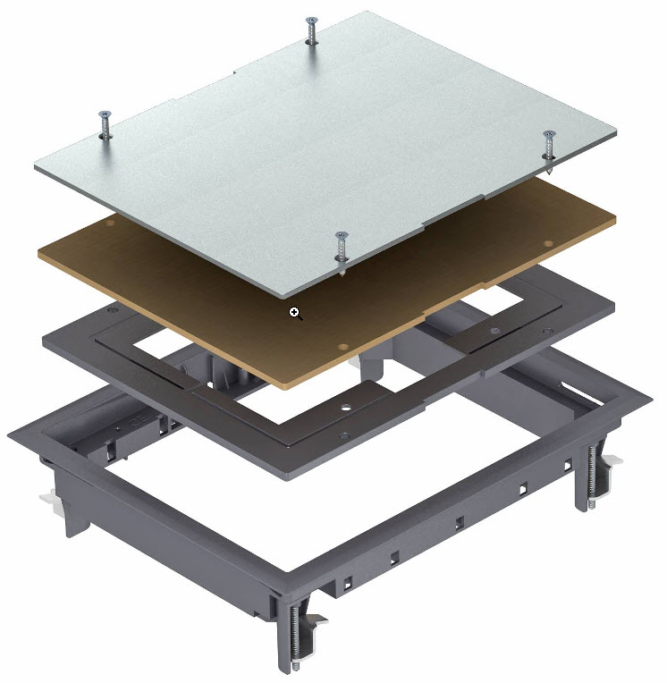 EC001903 - Junction box insert for subfloor installation