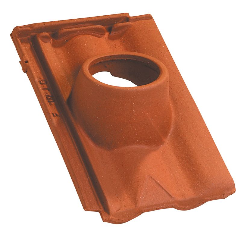 Example of Feed-through roof tile
