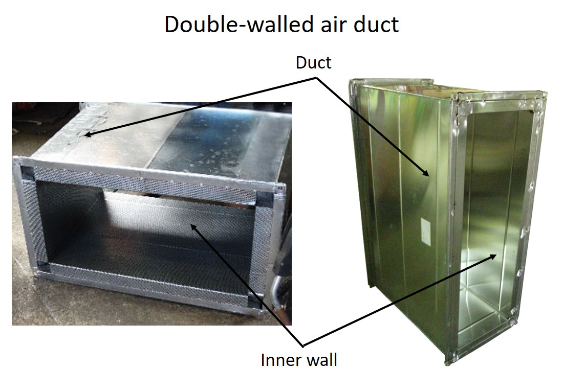Example of Rectangular air duct