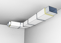 Example of Rectangular air duct