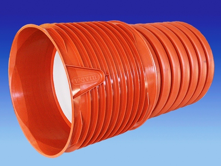 EC010339 - Plastic pipe, ribbed
