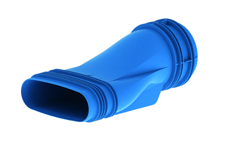 Example of Reducer air duct